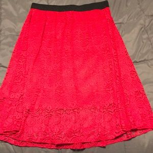 Lace Midi Skirt